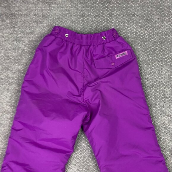Vintage Columbia Snow Pants Women's Medium Purple Ski Snowboard Insulated - Picture 7 of 16